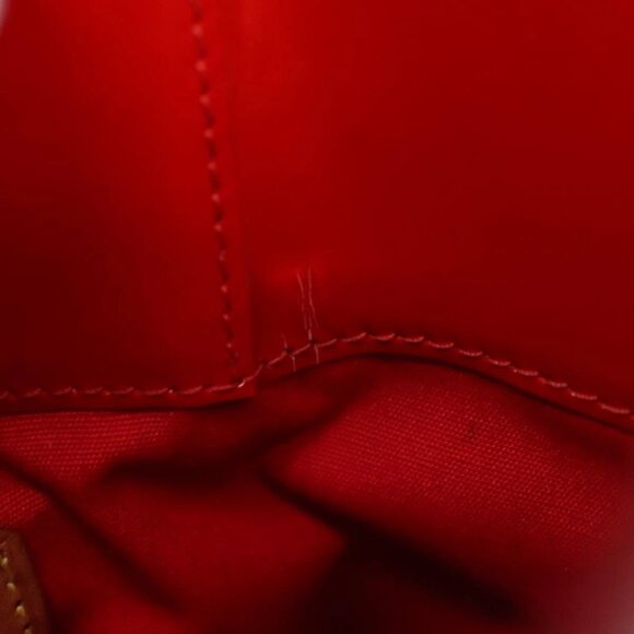 LOUIS VUITTON Monogram Vernis Reade MM Hand Bag Red Rouge M91086 LV Auth BD284 - Picture 14 of 16